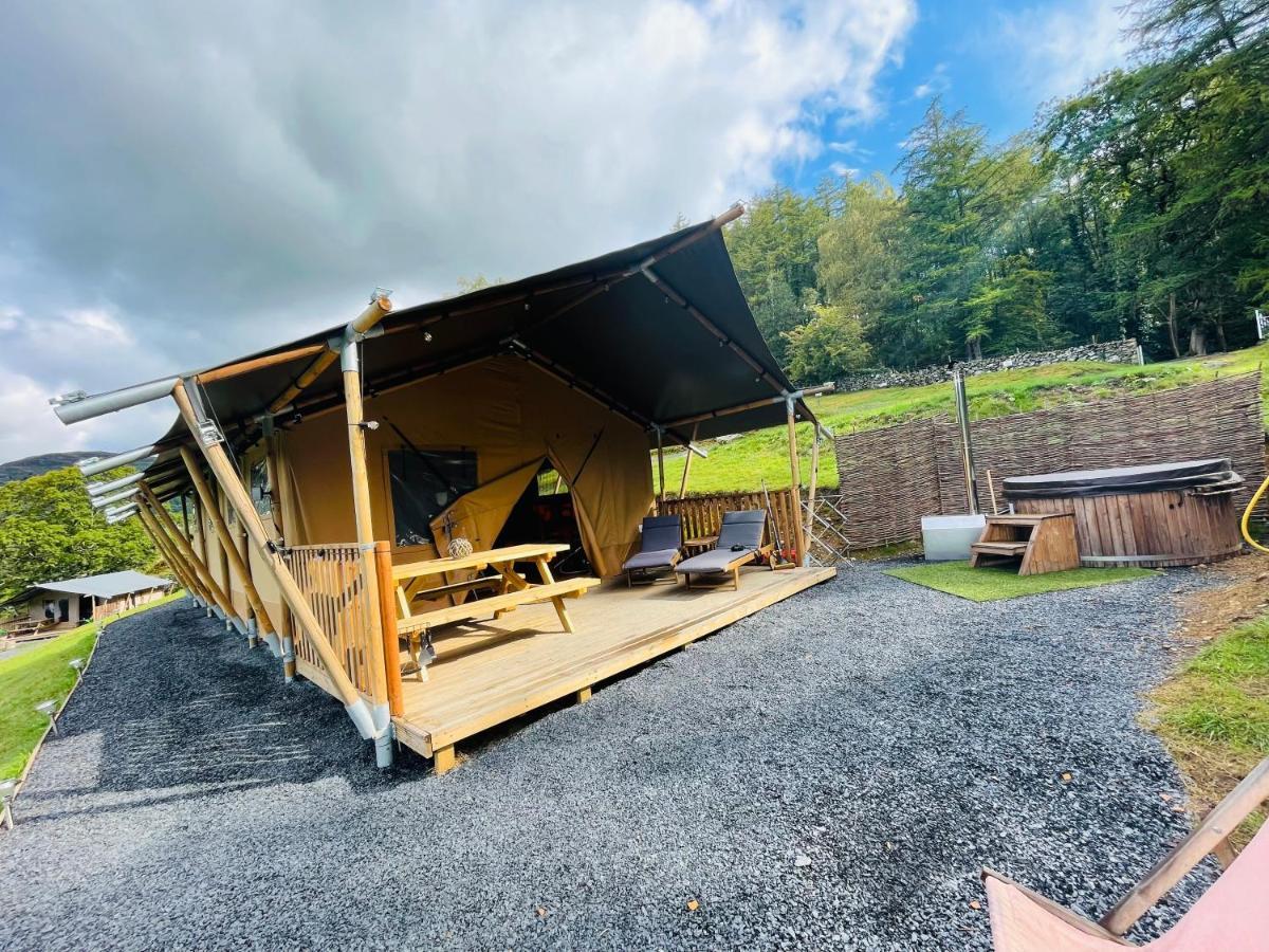 Mountain View Safari Tent With Hot Tub In The Heart Of Snowdonia Dolgellau Zewnętrze zdjęcie