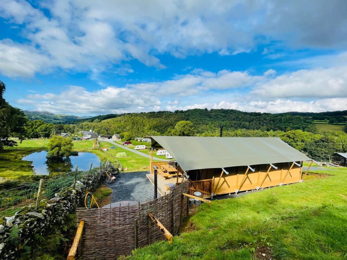 Mountain View Safari Tent With Hot Tub In The Heart Of Snowdonia Dolgellau Zewnętrze zdjęcie